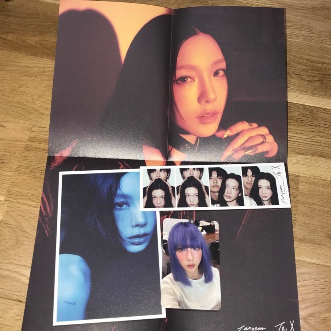 テヨン 直筆サイン「To. X」X ver.CDの通販 by てでぃ@プロフ