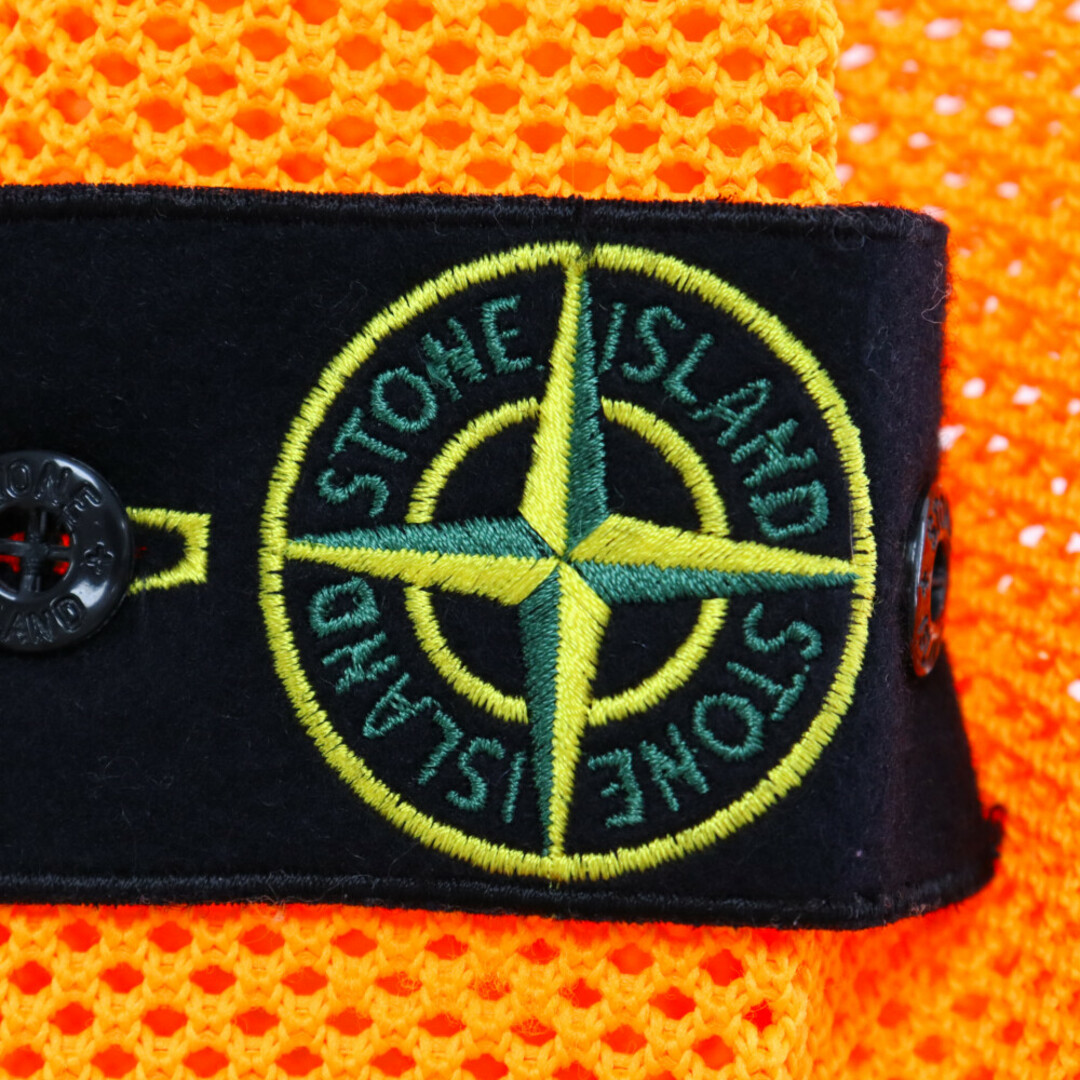 STONE ISLAND(ストーンアイランド)のSTONE ISLAND ストーンアイランド FLUO KNIT SWEAT ニット ジップアップ ブルゾン ジャケット オレンジ 7015561A4 メンズのジャケット/アウター(フライトジャケット)の商品写真