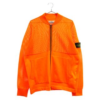 ストーンアイランド(STONE ISLAND)のSTONE ISLAND ストーンアイランド FLUO KNIT SWEAT ニット ジップアップ ブルゾン ジャケット オレンジ 7015561A4(フライトジャケット)