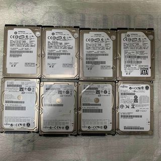 内蔵HDD 80GB 8個まとめて 2.5インチ SATA 日立・富士通②(PCパーツ)