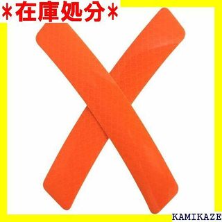☆送料無料 ティーグルブラン 反射 ステッカー 車 バイク 色 オレンジ 898(その他)