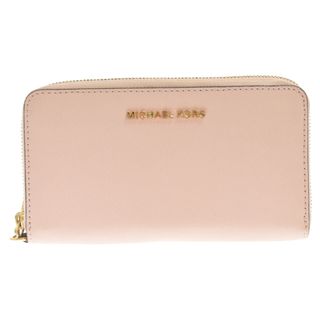 マイケルコース(Michael Kors)のMICHAEL KORS マイケルコース レザー ラウンドファスナー 長財布 ピンク 32T4GTVE3L(財布)