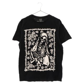 ナンバーナイン(NUMBER (N)INE)のNUMBER (N)INE ナンバーナイン 06SS ガンズ期 スカルマリア グラフィックプリント半袖Tシャツ ブラック(Tシャツ/カットソー(半袖/袖なし))