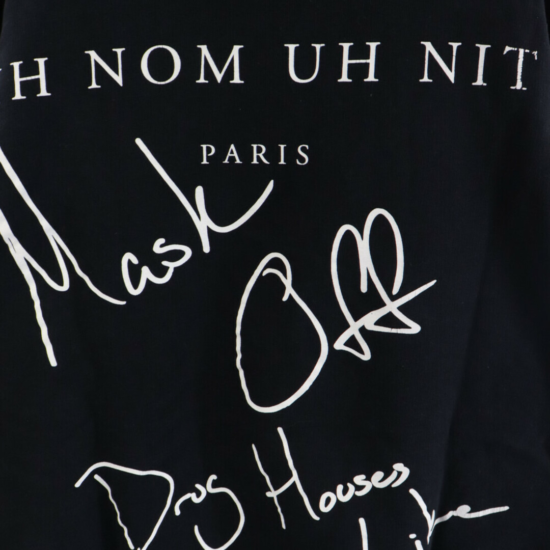 ih nom uh nit PARIS インノミネイトパリス FRONT PRINT PULLOVER HOODIE フロントプリントプルオーバーフーディ パーカー ブラック メンズのトップス(パーカー)の商品写真