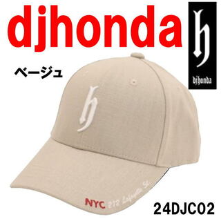 ベージュ djhonda djホンダ ディージェイ DJC02 キャップ 帽子(キャップ)