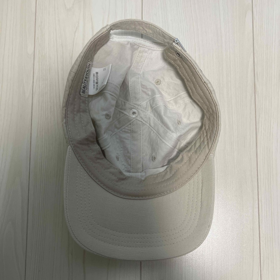 BEAUTY&YOUTH UNITED ARROWS(ビューティアンドユースユナイテッドアローズ)のBEAUTY＆YOUTH リネン/レーヨン キャップ 中古 メンズの帽子(キャップ)の商品写真
