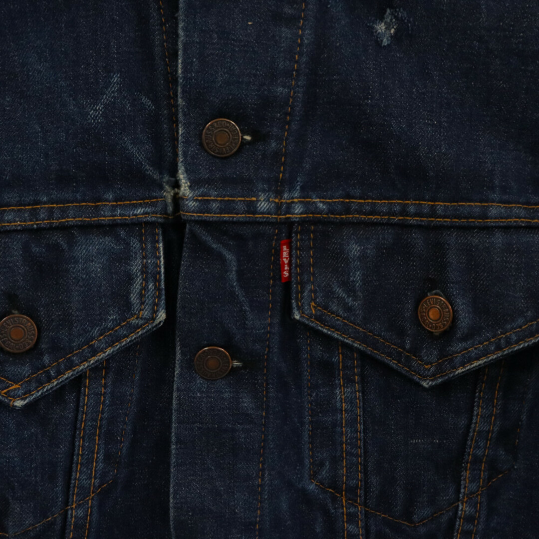 Levi's リーバイス 70S VINTAGE 70505 BIG E 4th ヴィンテージ デニムトラッカージャケット ボタン裏ドット刻印 インディゴ58センチ身幅