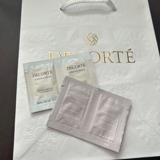 コスメデコルテ(COSME DECORTE)の【美品】コスメデコルテ ショップ袋【サンプル付き】(ショップ袋)