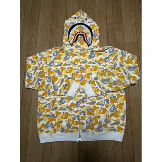 アベイシングエイプ(A BATHING APE)のbape shark hoodie ベイプ　エイプ　シャーク　パーカー(パーカー)