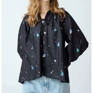 ロンハーマン(Ron Herman)のGlittery Jacquard Blouse(シャツ/ブラウス(長袖/七分))