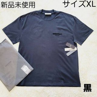 フィアオブゴッド(FEAR OF GOD)の【新品未使用】XL　FEAR OF GOD ESSENTIALS　Tシャツ　黒(Tシャツ/カットソー(半袖/袖なし))