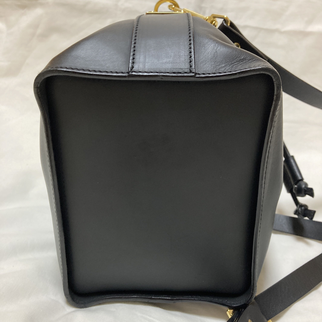 SOPHIE HULME ソフィーヒュルム レザー 巾着バッグ SOPHIE HULME ソフィーヒュルム レザー 巾着バッグ