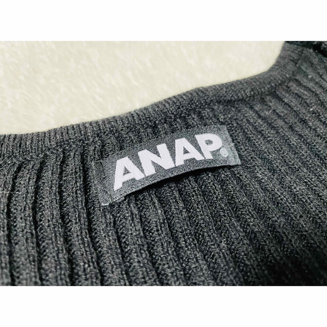 ANAP(アナップ)のANAP / ウールタッチVネックリブニットトップス レディースのトップス(ニット/セーター)の商品写真