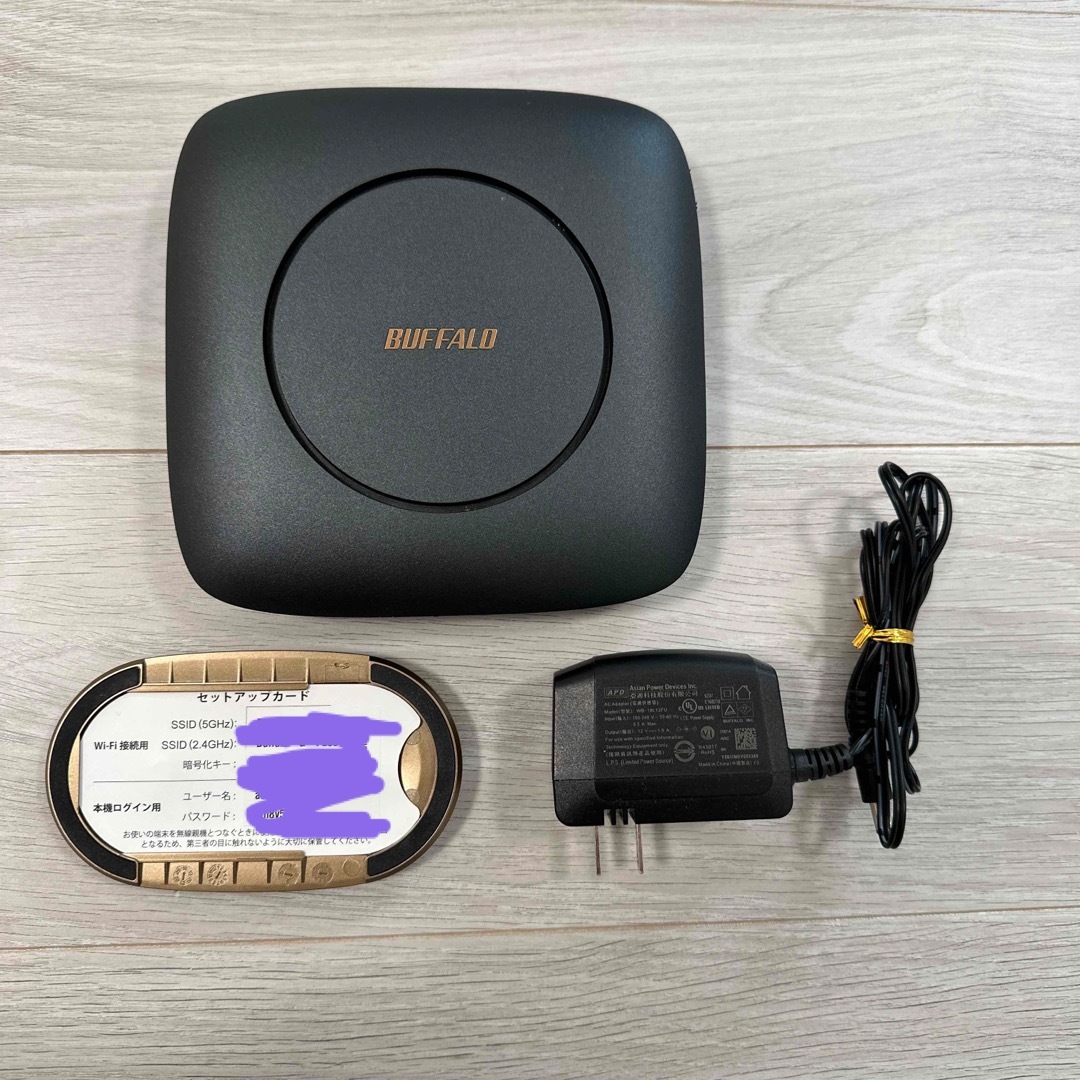 Buffalo(バッファロー)の【BUFFALO】ルーター スマホ/家電/カメラのPC/タブレット(PC周辺機器)の商品写真