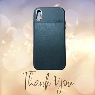 iPhone XR MOMENT PHOTO CASE Black Canvas(iPhoneケース)