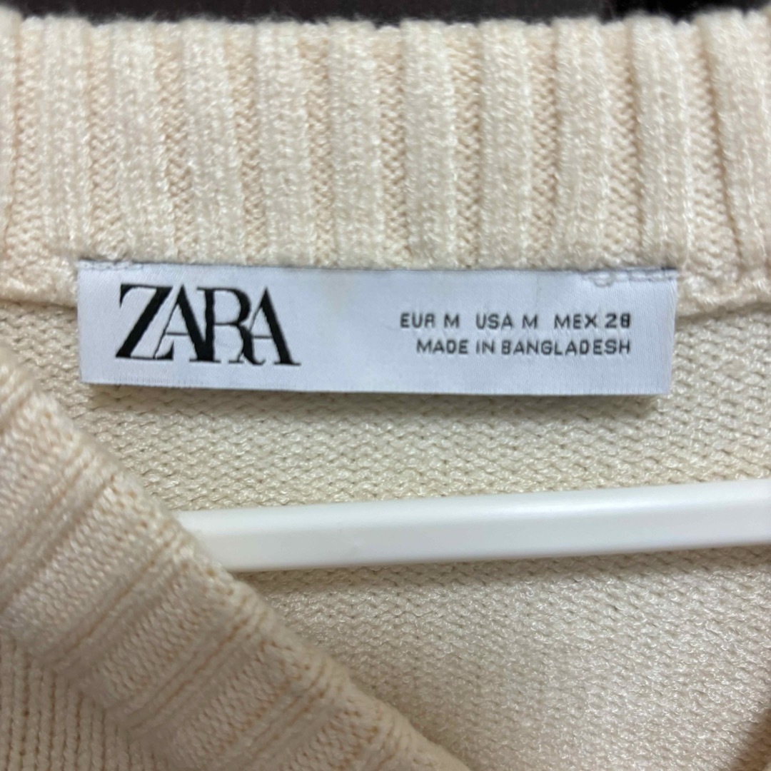 ZARA(ザラ)のZARA ボーダーニットセーター レディースのトップス(ニット/セーター)の商品写真