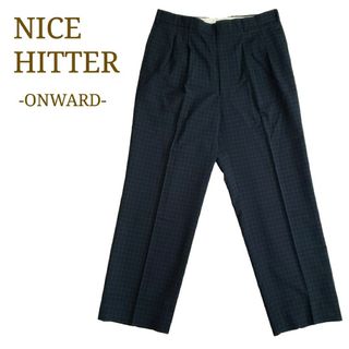 ONWARD NICE FITTER チェック ウール スラックス パンツ(スラックス)