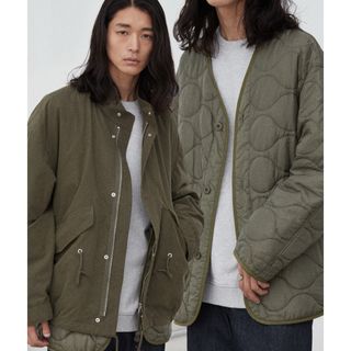 リドム(LIDNM)のタグ付き新品　LAYERED 3WAY MILITARY BLOUSON(ブルゾン)