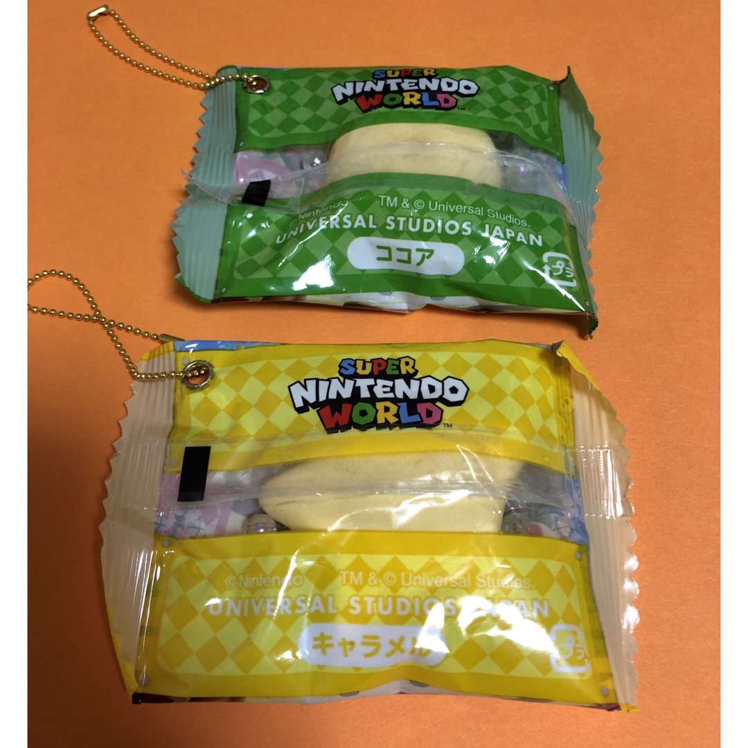 マリオ　お菓子袋　キーホルダー ハンドメイドのアクセサリー(キーホルダー/ストラップ)の商品写真