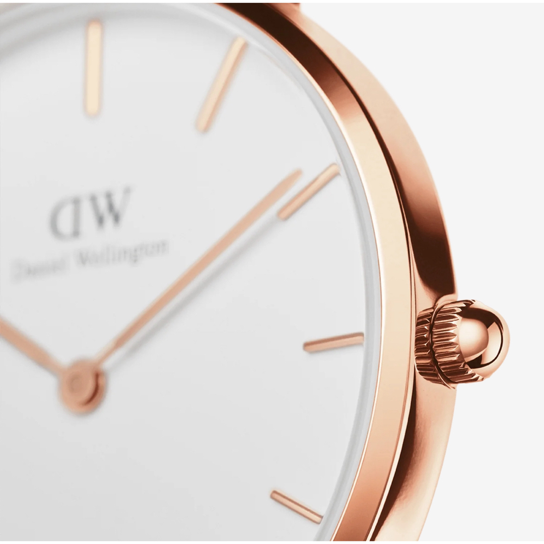 Daniel Wellington(ダニエルウェリントン)の【新品未使用】Petite Durham 28 Rose Gold(White) レディースのファッション小物(腕時計)の商品写真