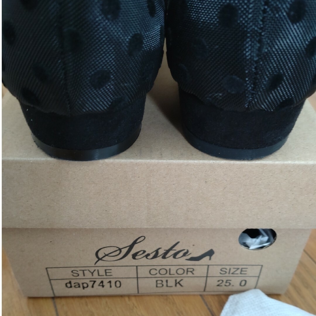 SESTO(セスト)の【美品】SESTO ドットシースルー パンプス 25cm レディースの靴/シューズ(ハイヒール/パンプス)の商品写真