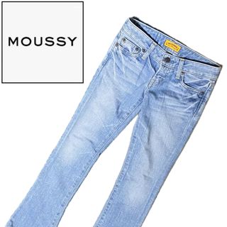 マウジー(moussy)のMOUSSY AZUL マウジー スキニー デニム パンツ ブルー XS 23(デニム/ジーンズ)