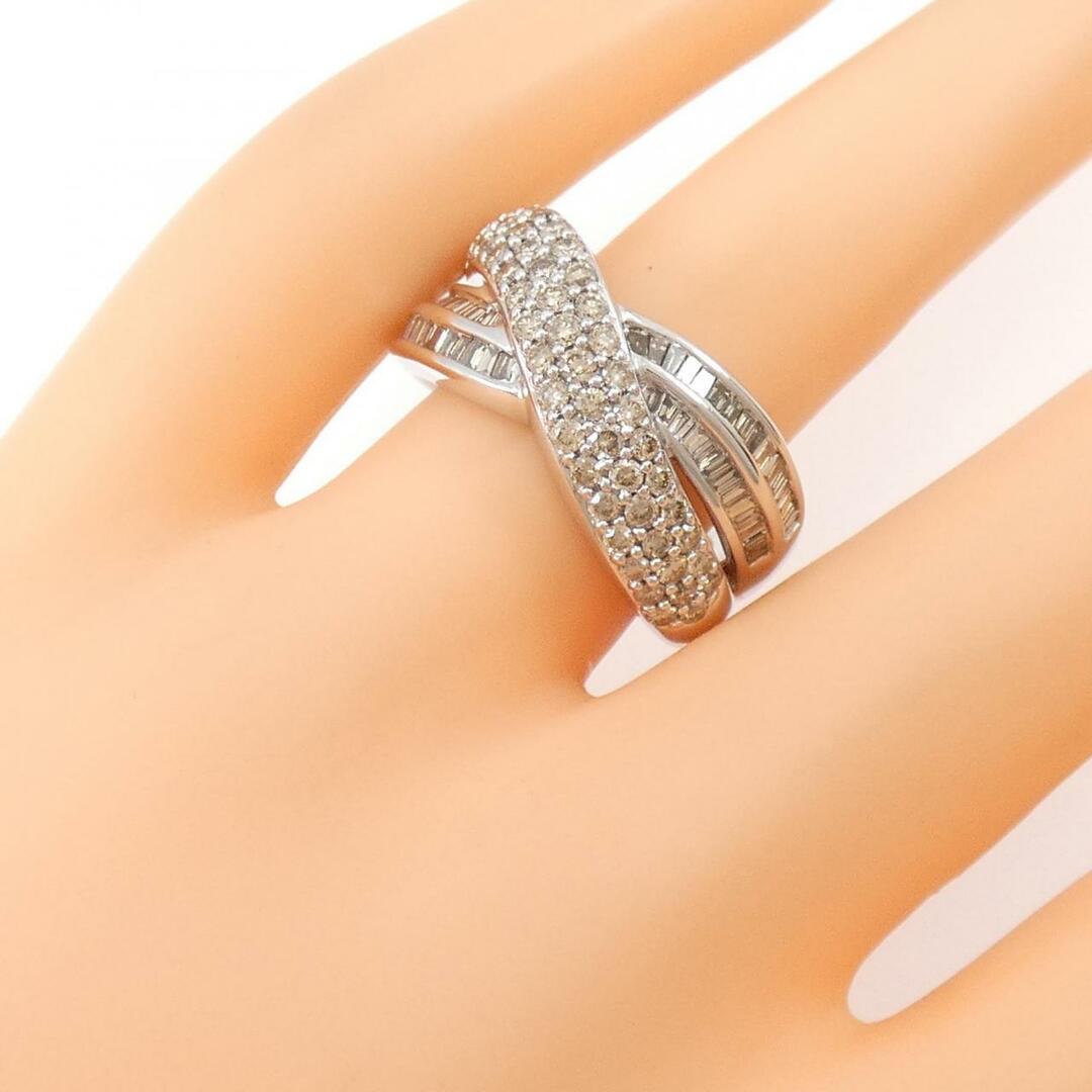 K18WG ダイヤモンド リング 1.50CT レディースのアクセサリー(リング(指輪))の商品写真