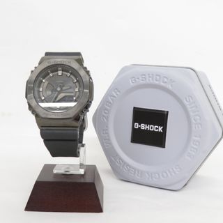 ジーショック(G-SHOCK)のG-SHOCK (CASIO ジーショック) 腕時計 アナログ-デジタル Metal Covered スチールブラック 八角形フォルム GM-S2100B-8AJF【中古】(その他)