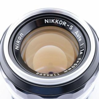 外観美品 ニコン NIKKOR-S Auto 50mm f1.4 MF C420