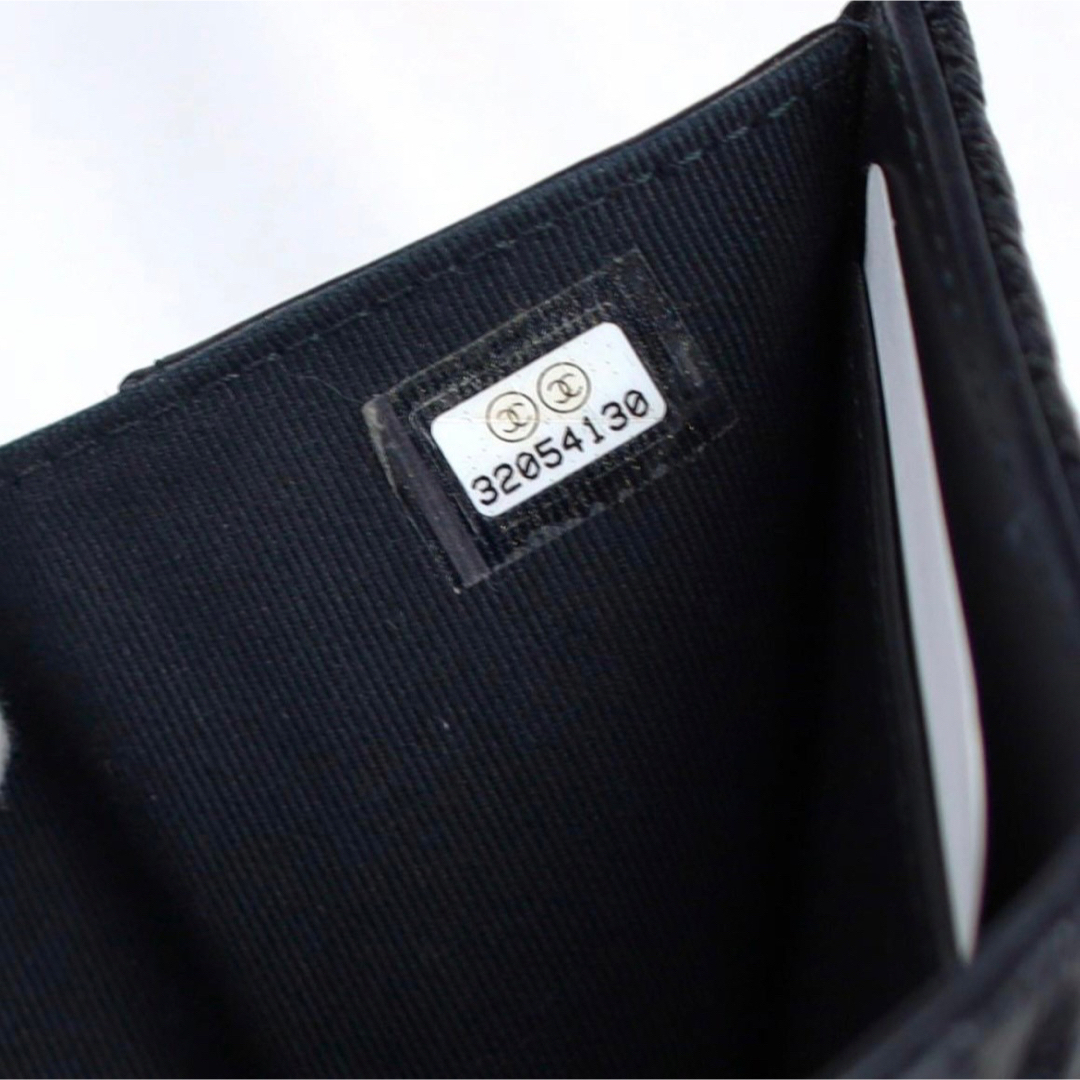 CHANEL(シャネル)のあかたなさ様専用ボーイシャネル 三つ折り財布 キャビア コンパクト レディースのファッション小物(財布)の商品写真