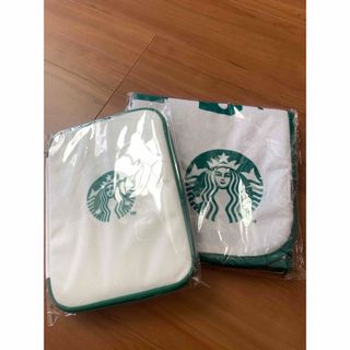 スターバックスコーヒー(Starbucks Coffee)のスターバックス福袋2024 リバーシブルマルチケース　ピクニックマット(ノベルティグッズ)