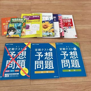 ベネッセ(Benesse)のゆー様専用進研ゼミ中学講座　問題集等　中2(語学/参考書)