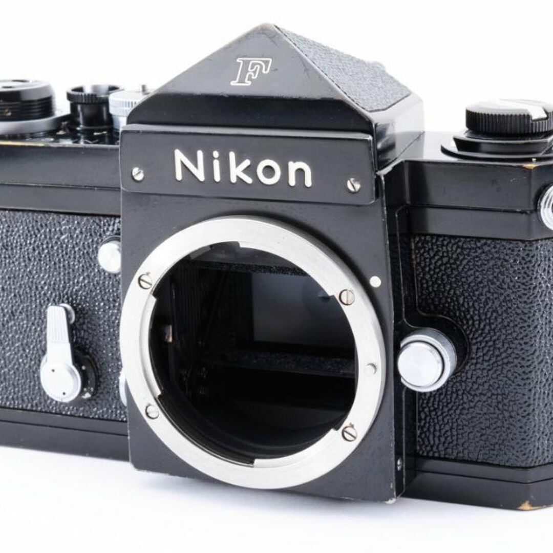 良品 NIKON F アイレベル ブラック フィルム　モルト新品交換済 C372