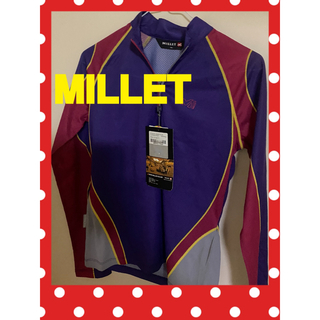 ミレー(MILLET)の新品　未使用　MILLET ミレー　長袖シャツ　ハーフジップ　Mサイズ  90(その他)