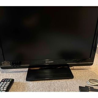 シャープ(SHARP)の【美品】シャープ　22型テレビ　外付けHDD付き(テレビ)