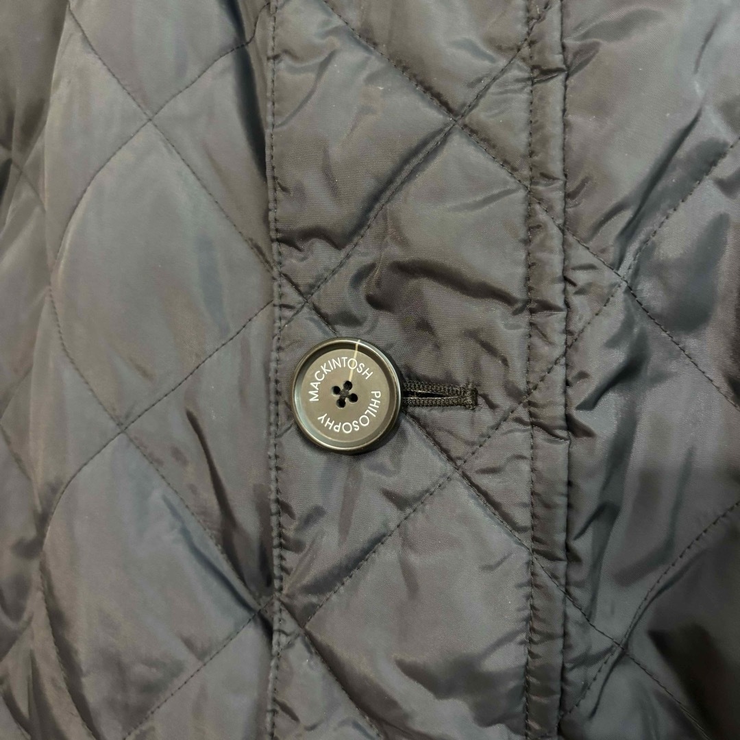 MACKINTOSH PHILOSOPHY(マッキントッシュフィロソフィー)のマッキントッシュ キルティングダウンコート リバーシブル 紺　茶　38サイズ メンズのジャケット/アウター(ダウンジャケット)の商品写真