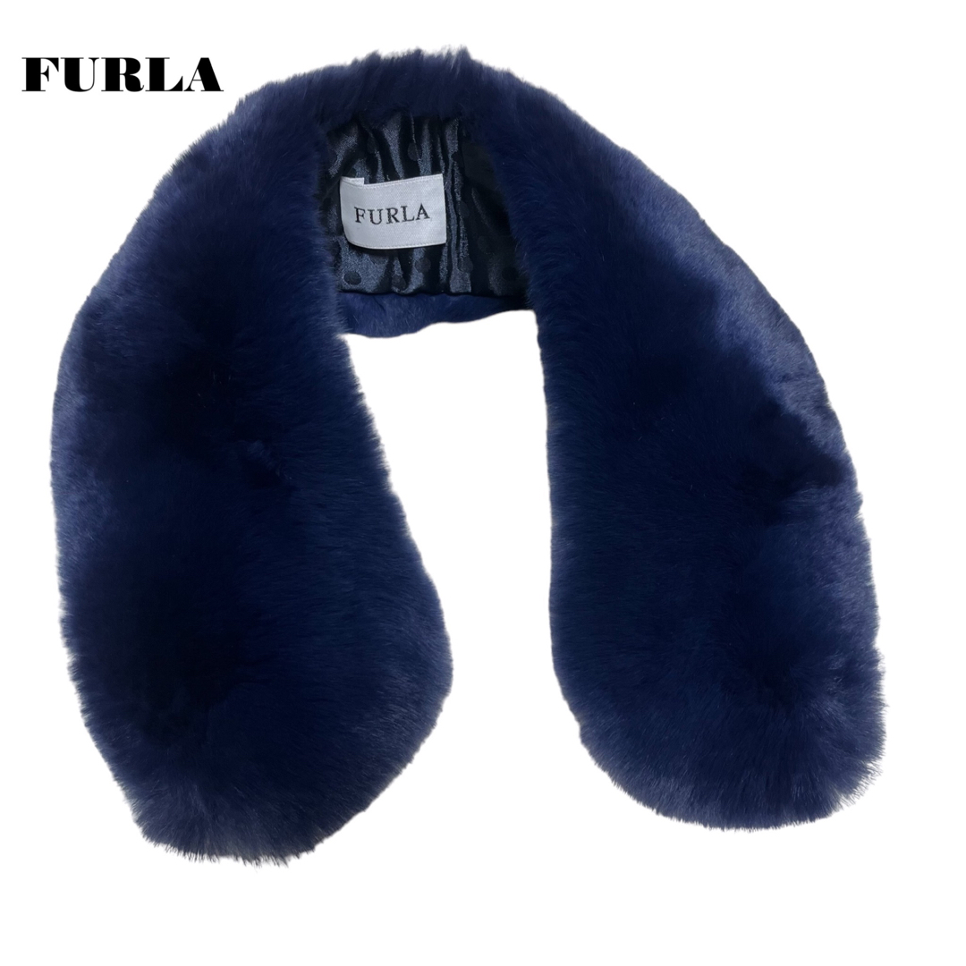 Furla(フルラ)の良品FURLA フルラ　ファーマフラー レディースのファッション小物(マフラー/ショール)の商品写真