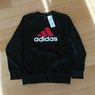 アディダス(adidas)のアディダス　トレーナー　ブラック　160センチ(Tシャツ/カットソー)