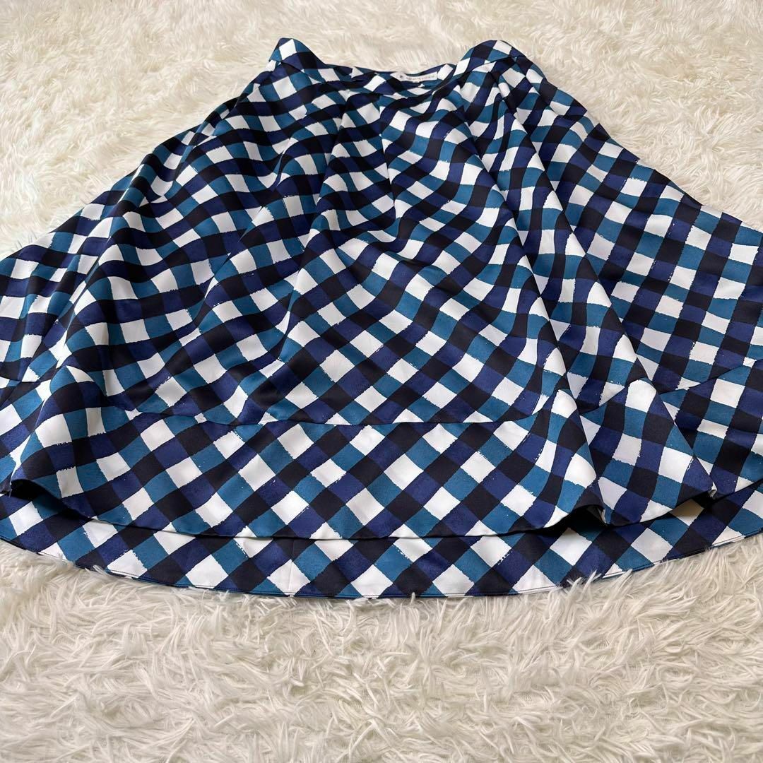 kumikyoku（組曲）(クミキョク)のクミキョク　チェックロングスカート　大きいサイズ　5 サイズ　XL レディースのスカート(ロングスカート)の商品写真