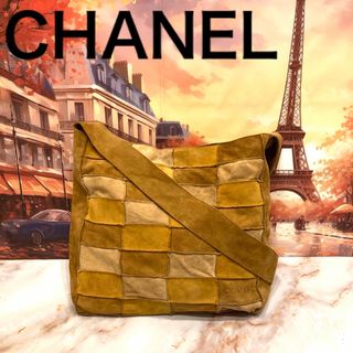 シャネル(CHANEL)のCHANEL チョコバー スエード　ショルダーバッグ(ショルダーバッグ)