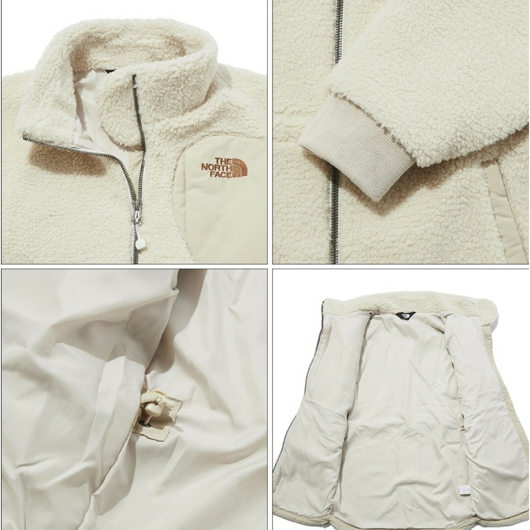 THE NORTH FACE(ザノースフェイス)のTHE NORTH FACE ノースフェイス フリースジャケット コート ボア キッズ/ベビー/マタニティのキッズ服女の子用(90cm~)(コート)の商品写真