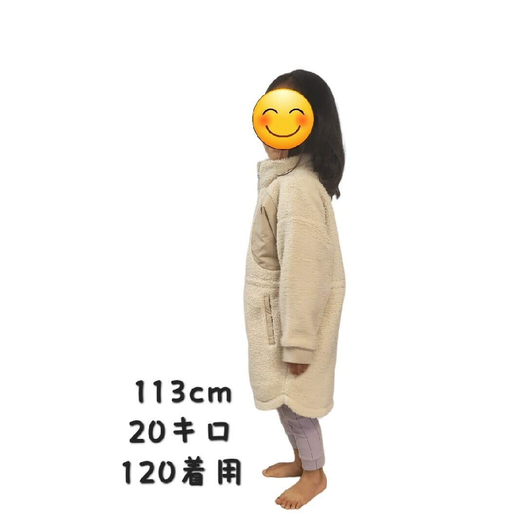 THE NORTH FACE(ザノースフェイス)のTHE NORTH FACE ノースフェイス フリースジャケット コート ボア キッズ/ベビー/マタニティのキッズ服女の子用(90cm~)(コート)の商品写真