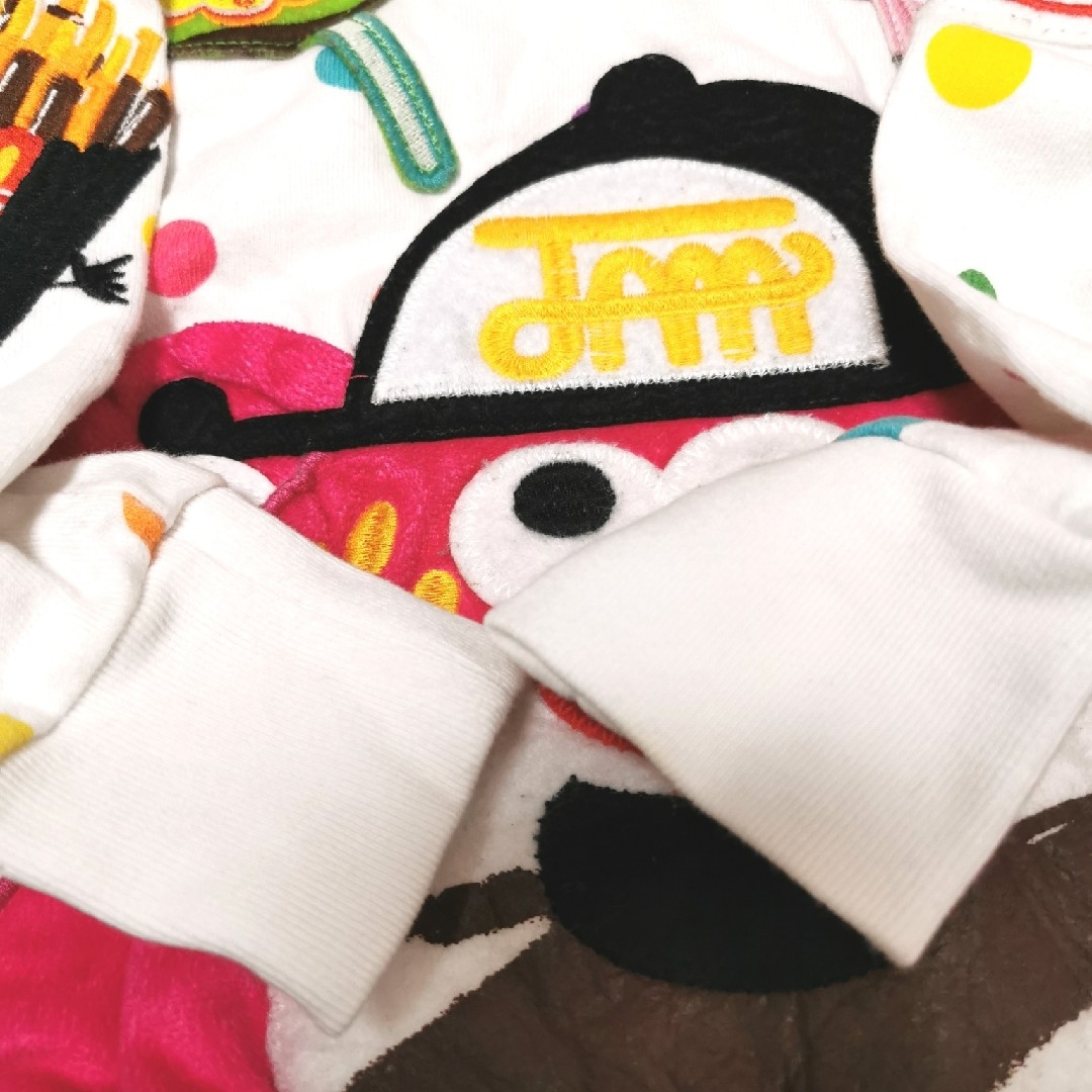 JAM(ジャム)のJAM　フード付きトレーナー　１００センチ キッズ/ベビー/マタニティのキッズ服女の子用(90cm~)(Tシャツ/カットソー)の商品写真