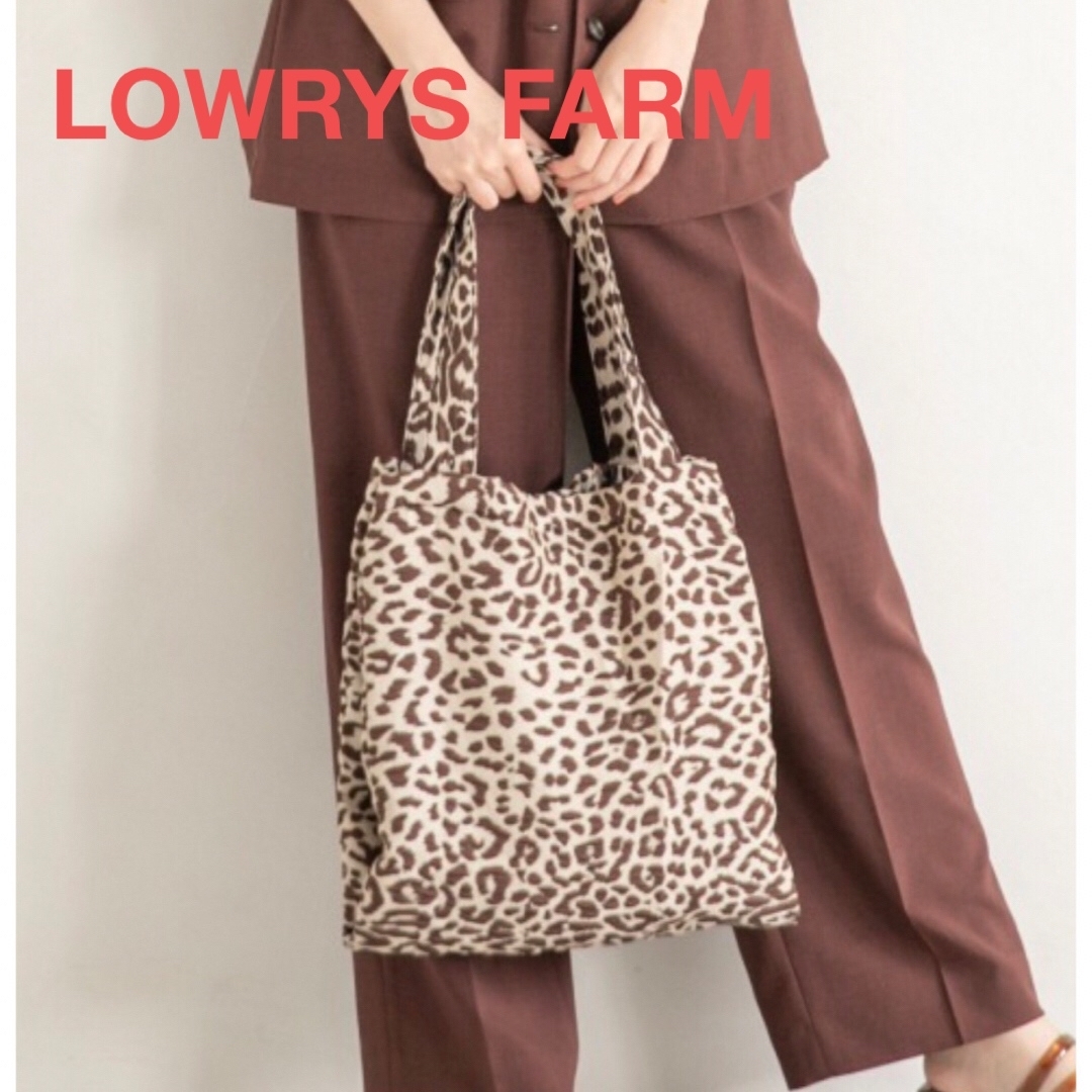 LOWRYS FARM ローリーズファーム レオパードトートバッグ | フリマアプリ ラクマ