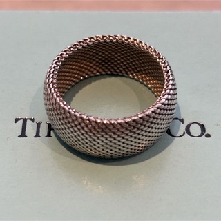 ティファニー(Tiffany & Co.)のTiffany ティファニー Somerset Ring メッシュ 18号(リング(指輪))