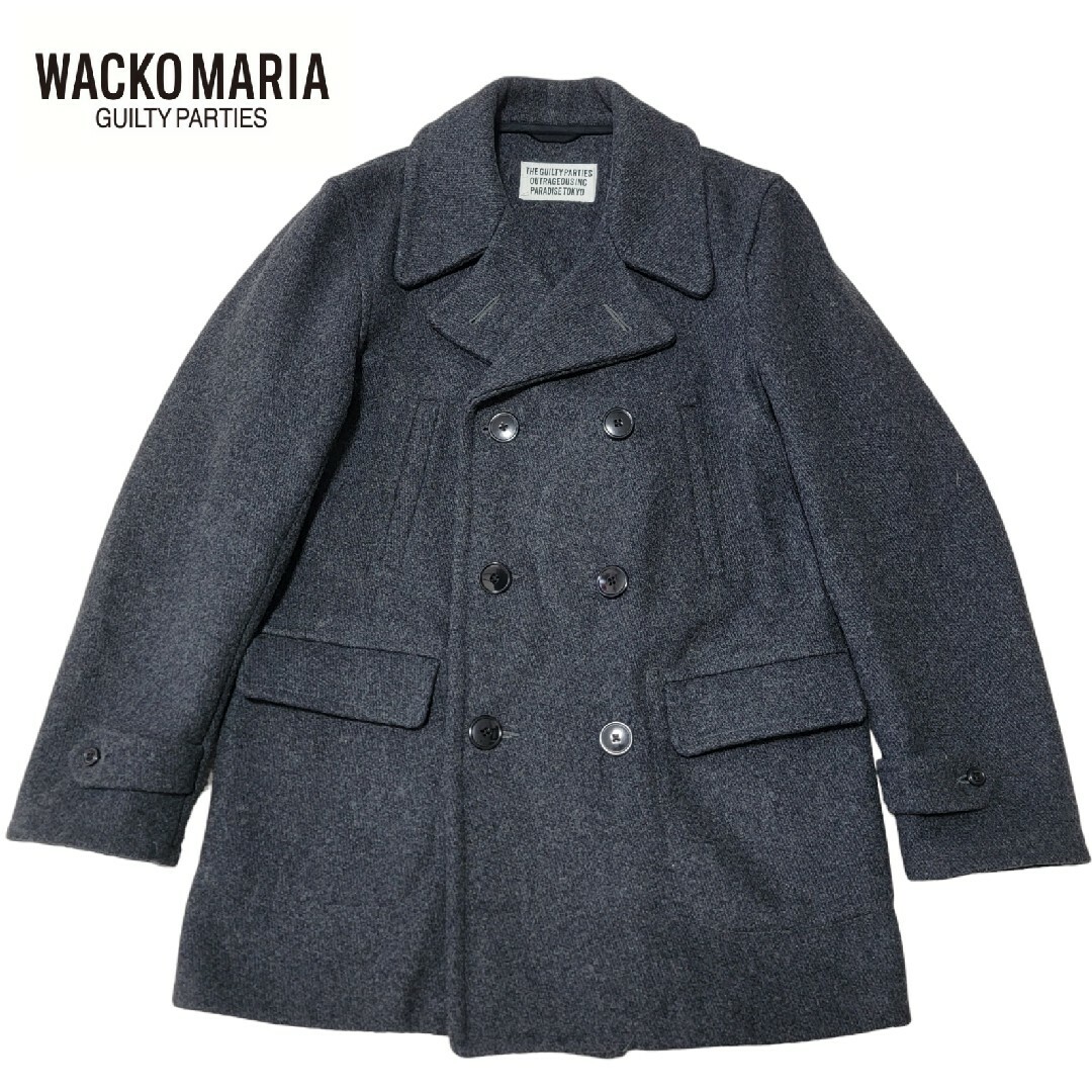 【極美品】ワコマリア WAKCO MARIA 日本製 Pコート M メルトン | フリマアプリ ラクマ