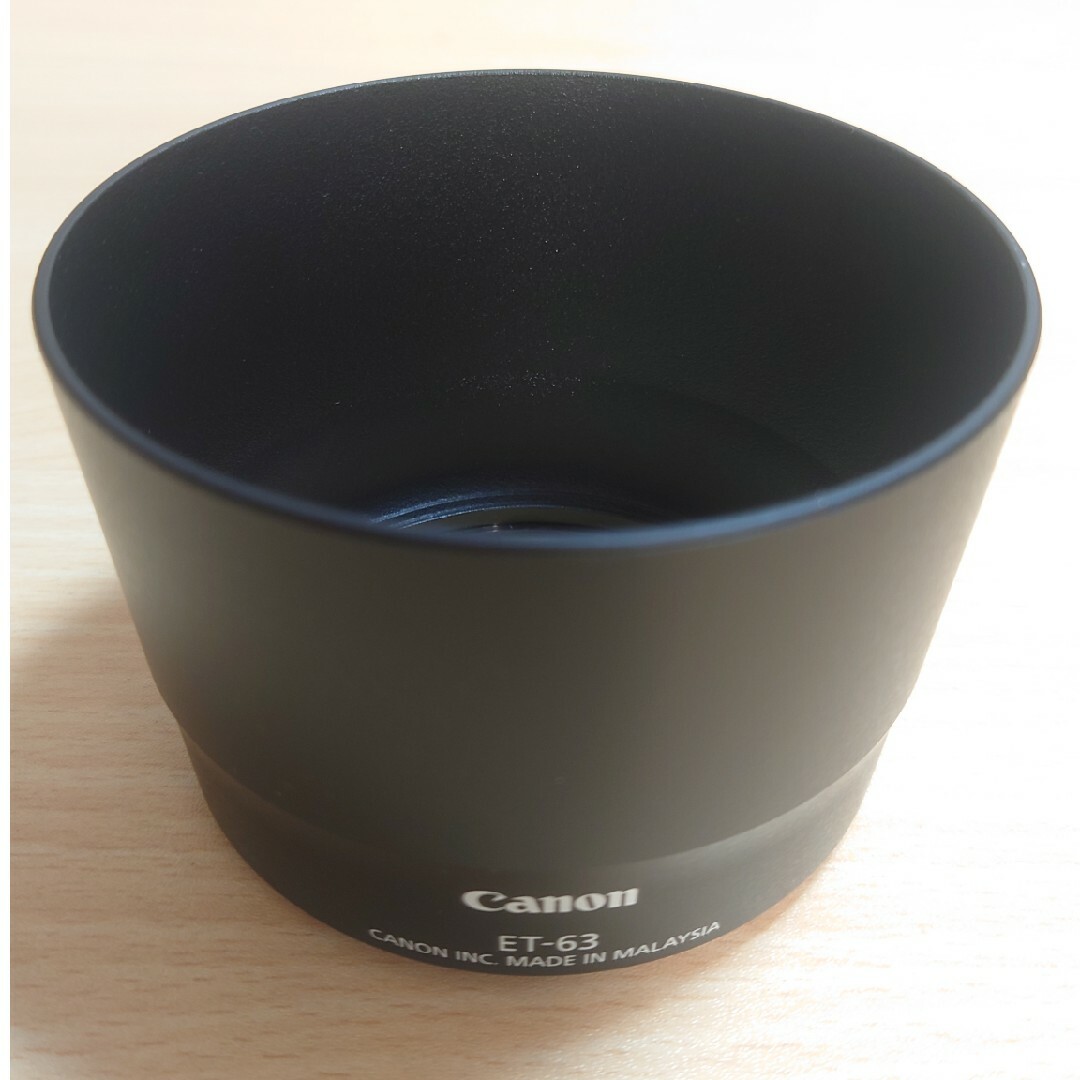 Canon(キヤノン)のCANON レンズフード Canon ET-63 [58mm] スマホ/家電/カメラのカメラ(その他)の商品写真