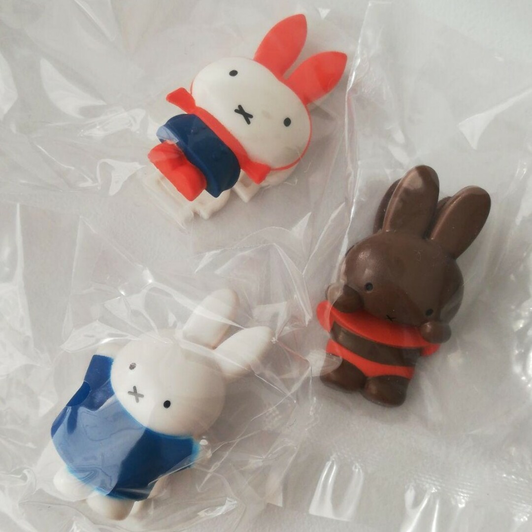 miffy(ミッフィー)のミッフィー　メラニー　miffy　クリップ　マスコット　うさこちゃん　文房具 インテリア/住まい/日用品の文房具(テープ/マスキングテープ)の商品写真