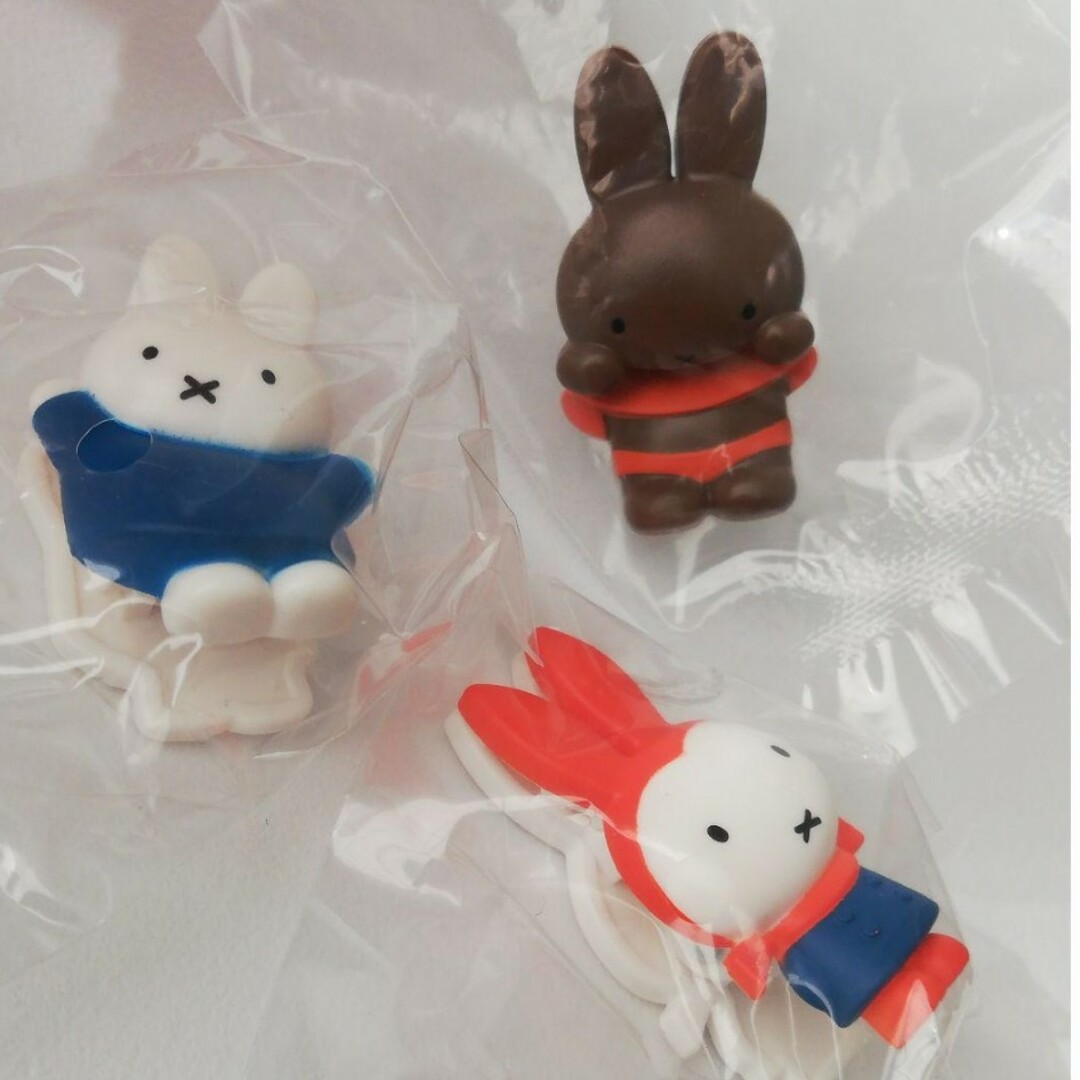 miffy(ミッフィー)のミッフィー　メラニー　miffy　クリップ　マスコット　うさこちゃん　文房具 インテリア/住まい/日用品の文房具(テープ/マスキングテープ)の商品写真