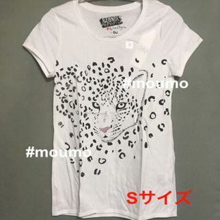 ジーユー(GU)のGU レディース Tシャツ ホワイト Sサイズ 000127(Tシャツ(半袖/袖なし))